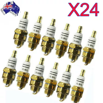 24X Spark Plug L7T BM6A BPMR7A RCJ6Y RCJ7Y For Wacker Echo NGK Makita Carlton • $28.29