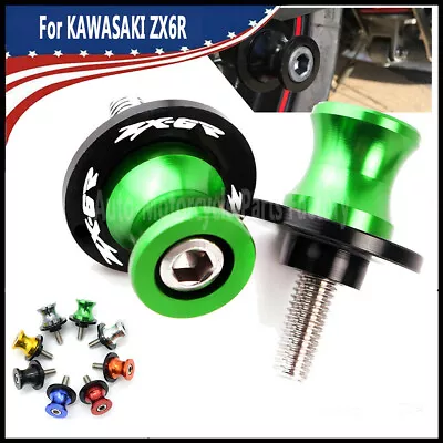 For KAWASAKI NinjaZX6R M8 12-21 Accessories Swingarm Spools Slider Stand Screws • $8.36