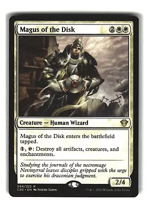 Magus Of The Disk (94) Commander 2020 C20 (BASE) NM+ (MTG) • $1.34