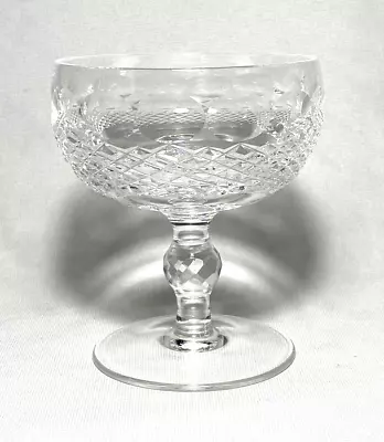 WATERFORD ~ Elegant Cut Crystal 7 Oz. CHAMPAGNE/SHERBET GLASS (Colleen)~ Ireland • $32