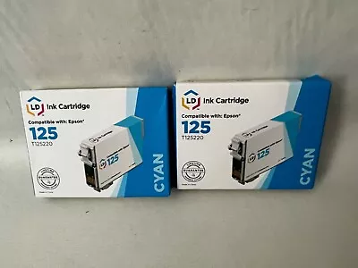 LD Reman Replacement T125220 For Epson T125 125 Cyan Ink Cartridge NEW SEALED! • $11.01