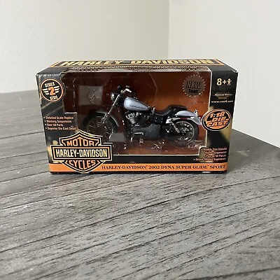 Harley Davidson RACING CHAMPIONS 2002 DYNA SUPER GLIDE SPORT SERIES 2 New • $49.99