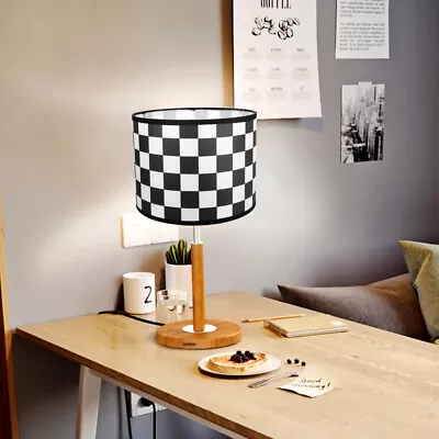 Lampshade Decorative Shades Plaid Checkered Light Bedside • £18.99