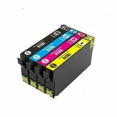 $44.15 • Buy 4x Generic Ink 812 812XL For Epson WorkForce Pro WF-3820 WF-3825 WF-4830 WF-4835