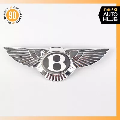 Bentley Continental Flying Spur Trunk Lid Unlock Release Handle Emblem OEM 58k • $273.90