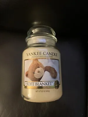 Yankee Candle Soft Blanket Large 22 Oz Jar Candle New • £28.93