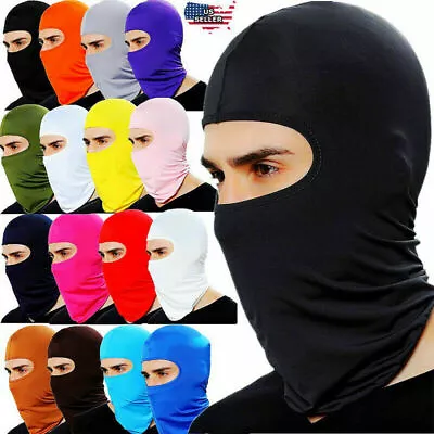 Ski Mask Full Face Cover UV Protection Balaclava Winter Thin Neck Gaiter For Men • $0.99