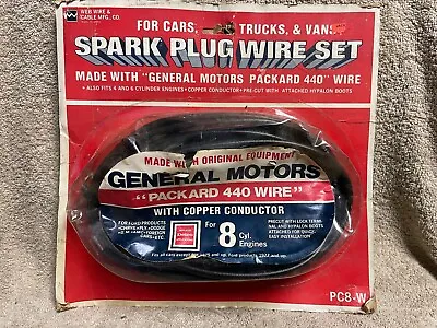 Nos Gm Packard 440 Pc8-w Spark Plug Wire Ignition Set For V8 Engines • $95