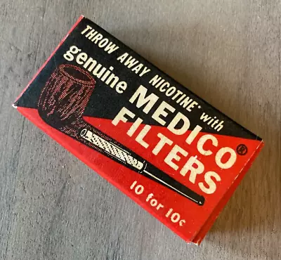 Vintage Medico Pipe Filters Genuine 8 Unused Made In USA • $6