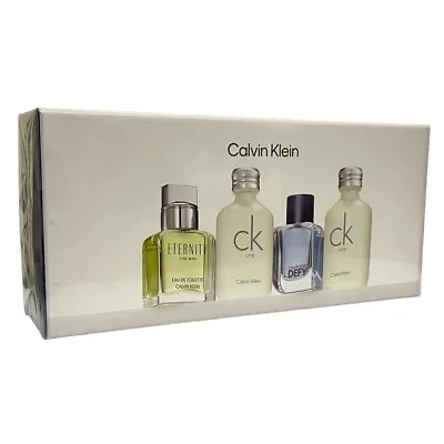 Calvin Klein Miniset 3x 10ml CK One + Eternity & 1x 5ml Defy Gift Set For Men • £65.99