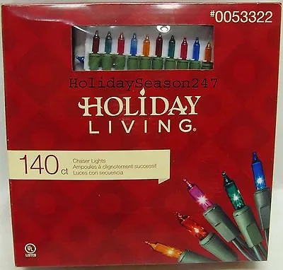 $39 • Buy 140 Motion Chaser Light String Multi Or Clear 8 Function Christmas Holiday Decor