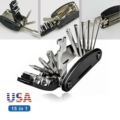 $23.81 • Buy Motorcycle Repair Tool Set Hex Wrench Screwdrivers Allen Key Nuts Accessories