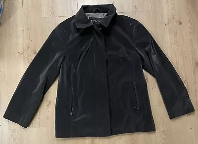 Vtg. London Fog Towne Collection Insulate Polyester Rain Jacket Mens Black Small • $12