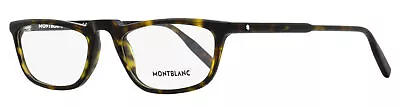 Montblanc Rectangular Eyeglasses MB0053O 002 Havana 54mm • $99