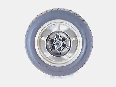 1984-1999 Yamaha Virago 750 1000 1100 XV700 XV750 Silver Rear Wheel Rim & Tire • $67.99