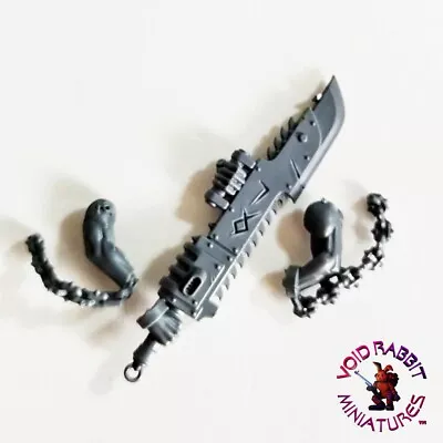 Chaos World Eaters Khorne JakhalsTwo-handed Chainaxe (Cultist Bits) JK126 • £2.78