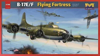 Hong Kong Models B17E/F Flying Fortress 1/32 Scale MODEL KIT# 01E05~NEW In BOX • $349.99