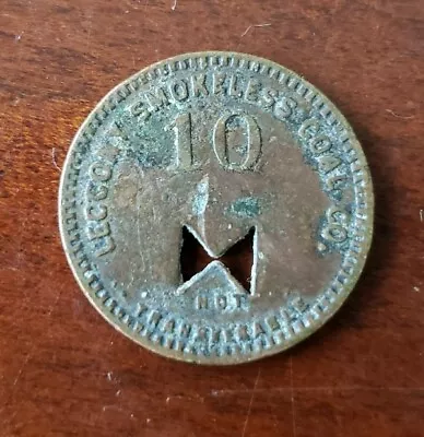 $9.99 • Buy Vintage Leccony Smokeless Coal Co. West Virginia Coal Scrip Token W.va 10¢ 