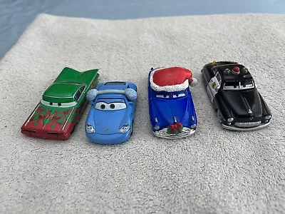 Disney Pixar Cars Rare Lot Mater Saves Christmas Sally Ramone Sheriff Doc Hudson • $30