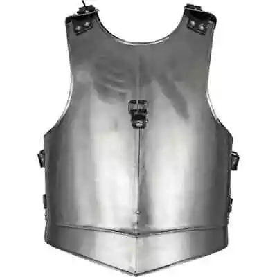 Medieval Vigor Steel Breastplate Armor Cuirass LARP Warrior Steel Best Item Gift • $186.90