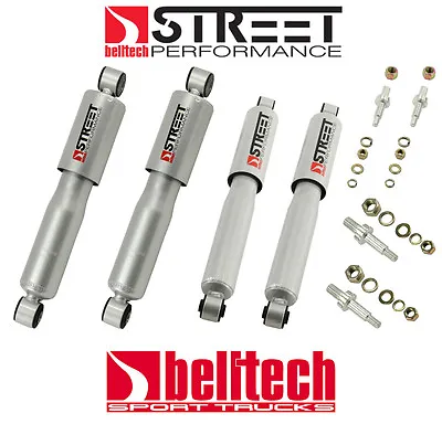 73-87 Chevy/GMC C10 Street Performance Front/Rear Shocks For 4/6 Drop • $278