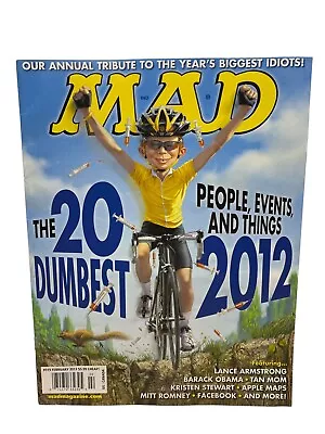 MAD Magazine February 2013 Volume 519 - 20 Dumbest 2012 Obama Facebook New • $14.97