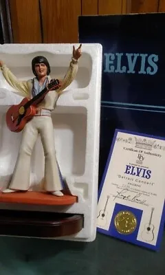 NIB Elvis Presley 1987 Royal Orleans Detroit Concert Figurine W/CERT.S • $107.91