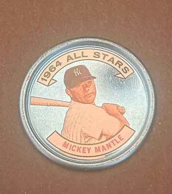 1964 Mickey Mantle Topps Baseball  Coin  # 131 1964 Allstar • $59.99