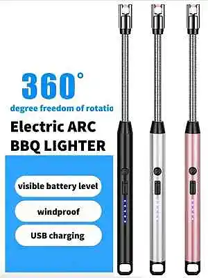 Electric Candle KITCHEN Lighters Rechargeable Long Flexible Lighter For Gas BBQ • £8.99
