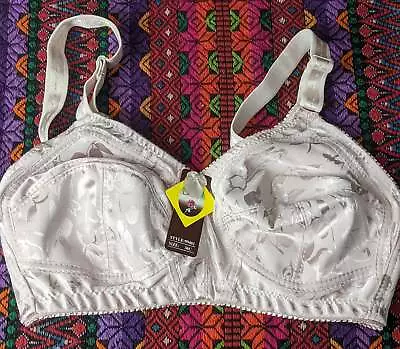 Vintage Bra Wirefree Wireless No Padding Women Mama Granny Brasier B C D Cup • $8