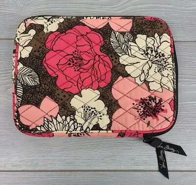 Vera Bradley Mocha Rouge 8.5  X 6.5  Tablet Sleeve Protector Travel Pouch • $12.95