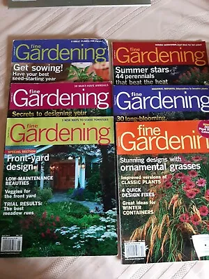 $9.99 • Buy Taunton Fine Gardening Magazine 2011 Lot Of 6 No 137-142 Landscape Design Flower