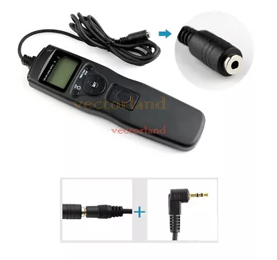 Timer Remote Shutter Release + Cord Cable For Canon EOS 700D 650D 600D 60D 1100D • £14.99