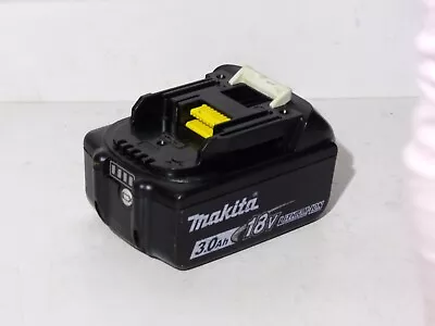 Makita BL1830B 18V 3.0Ah 54WH Lithium Ion Battery Full Working Oder • £16.99