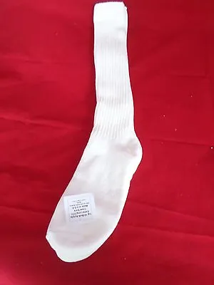 1 Pair Of Large Hi Bulk Acrylic Extra Long OTC Crew Steel Toe Socks 8-12 USA • $12.95