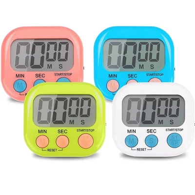 £3.29 • Buy Large LCD Kitchen Egg Cooking Digital Timer Clock Stopwatch Loud Alarm Magnetic