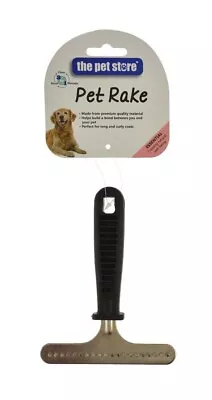 Dog & Puppy Grooming Rake Perfect For All Coat Types Including Long And Curly • £3.95