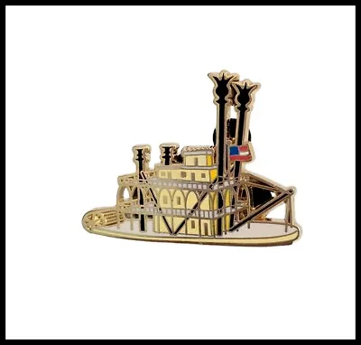 Disney Pin 36953  Frontierland - Mark Twain Riverboat - Original Lands • $14.25