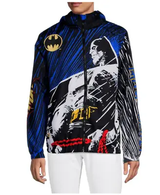 NWT$98 TANGO HOTEL DC Batman Hooded Windbreaker Jacket Size XL Men's • $39.99
