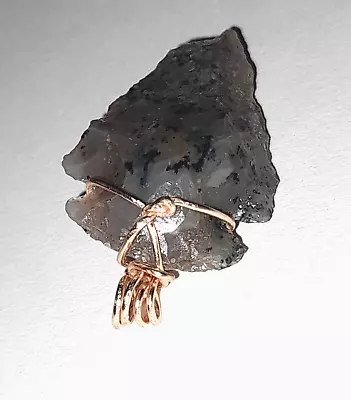 Hand Knapped Natural Stone Arrowhead Pendants Necklaces Heritage Warriors • $18.95