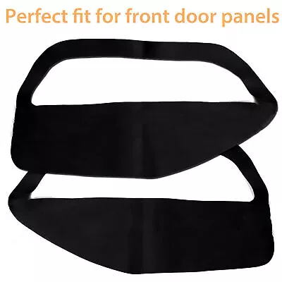 Interior Door Panel Insert Hard Vinyl Cover Fits 2005-2009 Ford Mustang Black US • $22.98