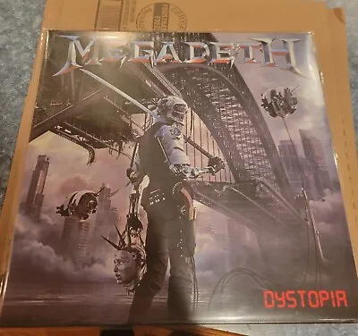 Megadeth - Dystopia (2016)  Vinyl LP Opened- Unplayed. + Record & Jacket Sleeve • $40