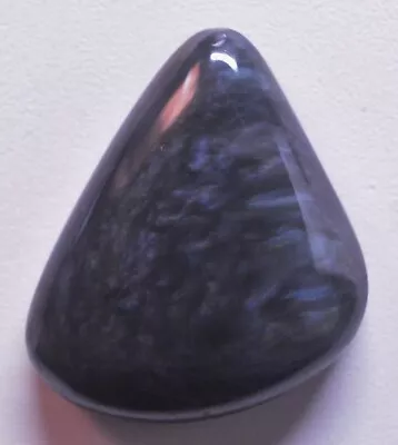 WRG- Velvet Obsidian Designer Cabochon Namibia 24mm X 22mm X 7.6mm • $30