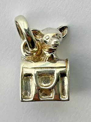 Links Of London Sterling Silver 925 'Chihuahua In A Bag' Charm (AG3) • £45