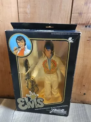 Vintage 1984 Elvis Presley 12” Figure Comes With Guitar & Mic. Eugene Doll Co • $45