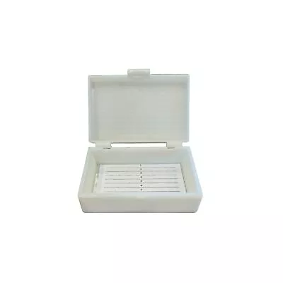 Microscope Storage Box With Index For 10 Slides. • $8.39