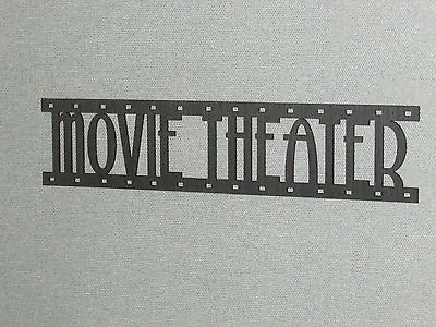 Movie Theater Film Strip Laser Cut Wood Wall Words Hanging Sign Art Decor Reel • $29.95