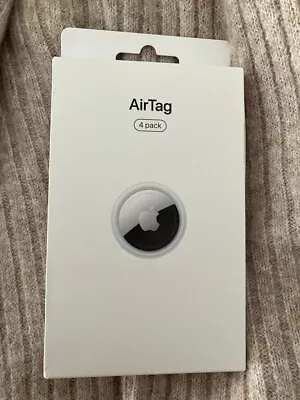 Apple AirTag -White  4 -Pack Brand New Sealed • £120