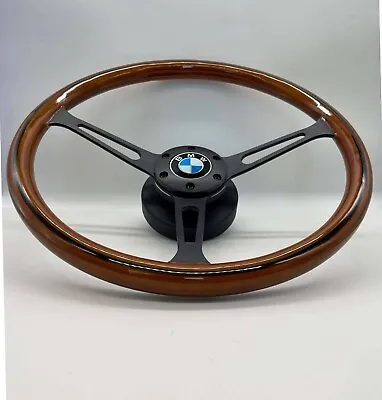 Steering Wheel Fits BMW E30 E34 E24 E32 Z1 380mm Made In Italy Hub  • $329