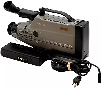 Panasonic AG-185 VHS Movie Camera Camcorder Reporter Power Tested No Battery • $69.99